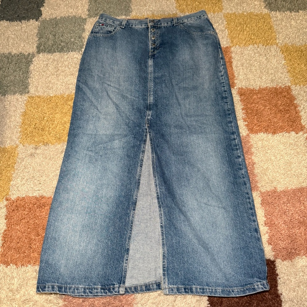 Tommy Hilfiger Women's Blue Denim Skirt